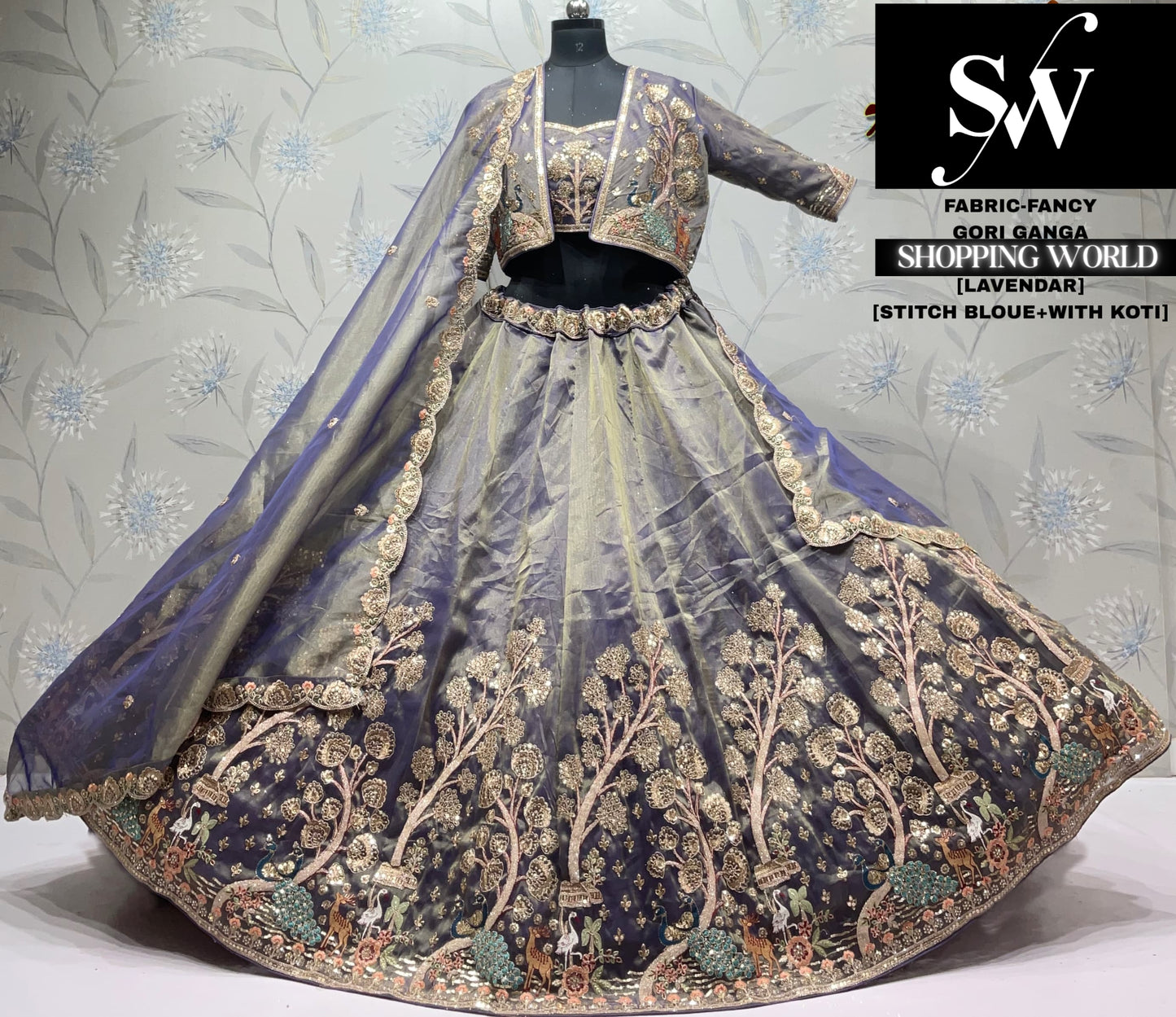 Lavender fancy Lehenga