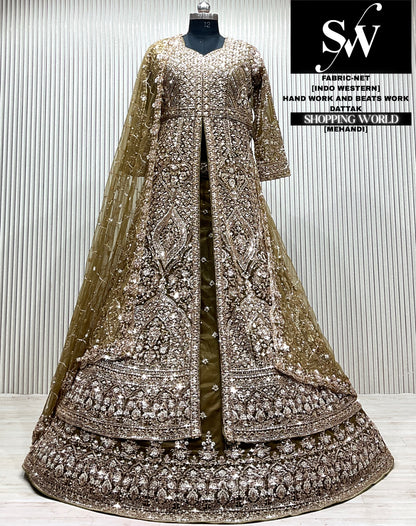 Wine maroon Long Farshi Garara Indo Western Dress