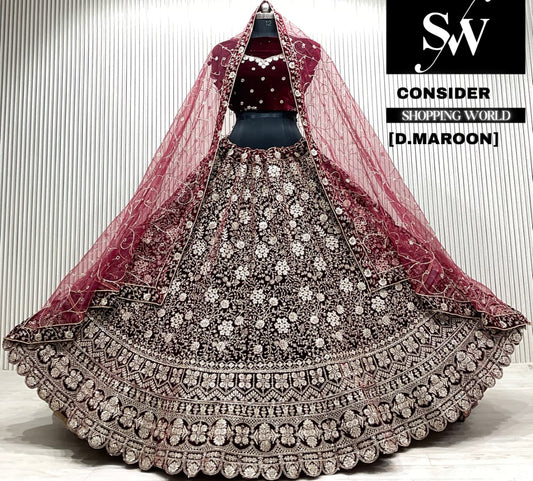Green bridal Lehenga