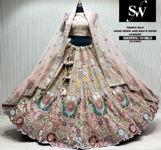 Yellow slik Lehenga