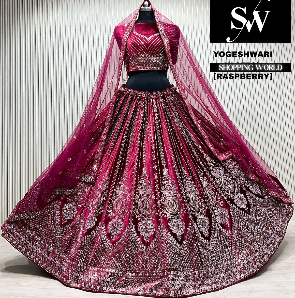 Maroon Lehenga