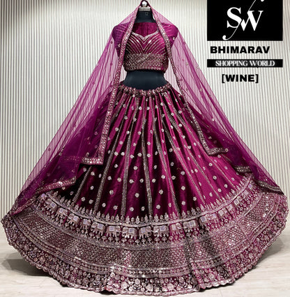 maroonLehenga