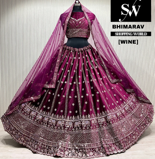 maroonLehenga