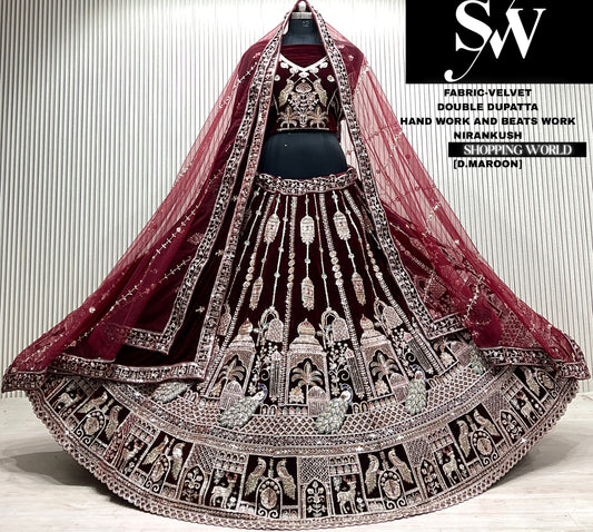 Rani pink bridal Lehenga