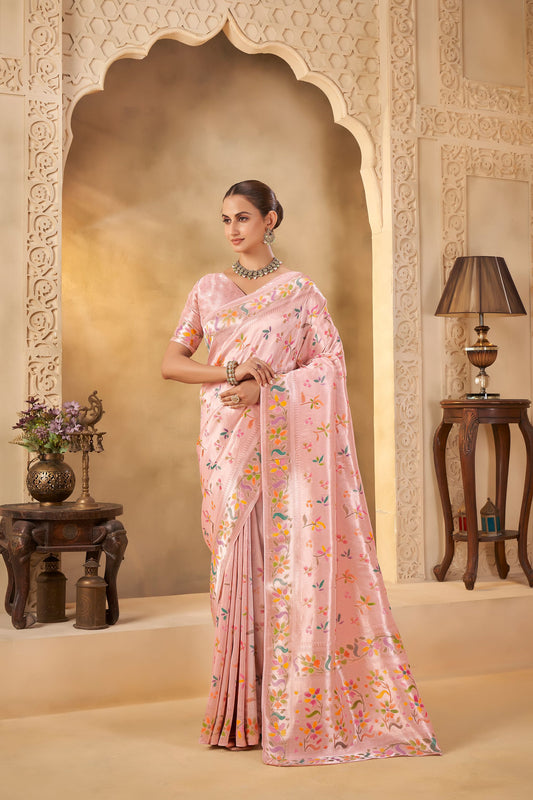 Pink Mirracle Saree 6107