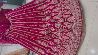 Rani Pink Bridal Lehenga
