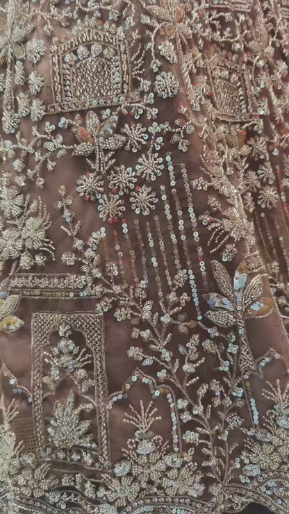 Fantastic Dark pink crop top Lehenga