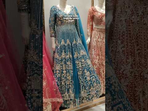 Beautiful Sky blue peplum long Dress Farshi Gaharara Dress Special