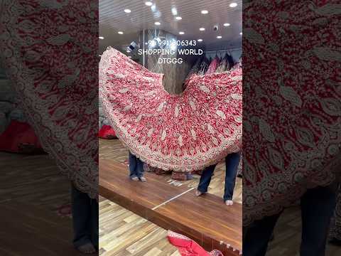 Rani Pink Peacock Designer Bridal Lehenga
