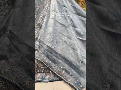 Stunning sky blue lehenga