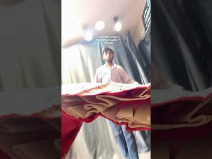 Lovely red bridal lehenga