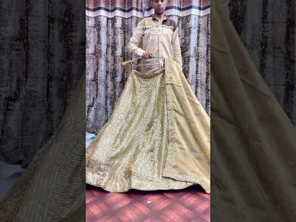 Fantastic golden bridal Lehenga