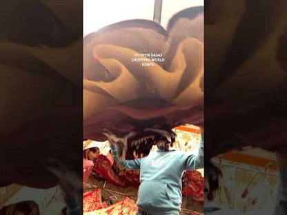 Trendy maroon ball bridal lehenga