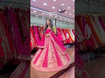 Astonishing red bridal Lehenga