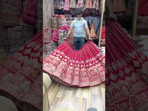 रानी गुलाबी बॉल ब्राइडल लहंगा
