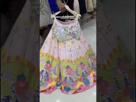 Stunning Yellow Pink Pdp Ready to wear Crop top Lehenga