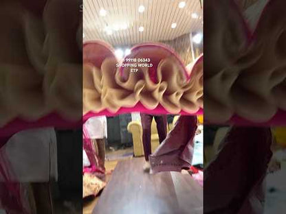 جميلة الكرة الحمراء lehenga