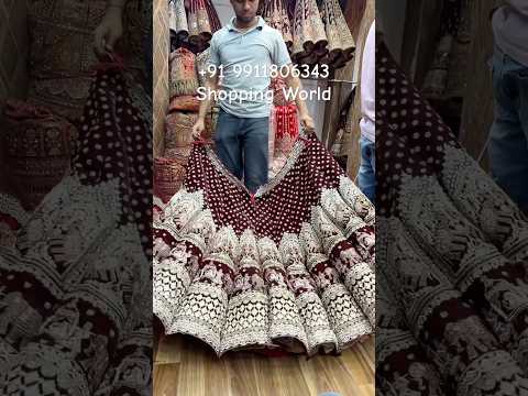 Maroon Doli Barat Heavy Ball Bridal Lehenga