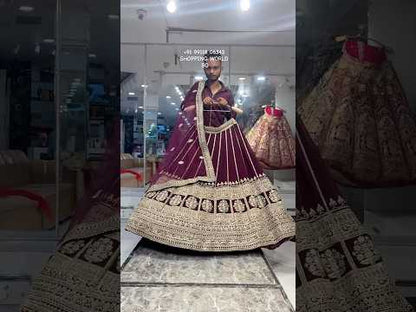 Fabulous maroon Lehenga