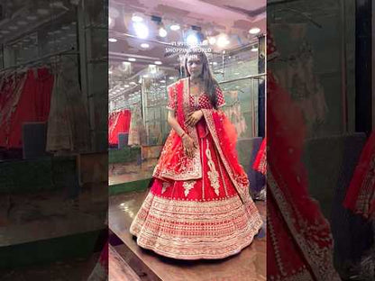 Gorgeous Rani pink bridal Lehenga