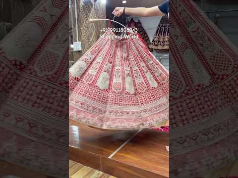 Red Pink Ball Bridal Lehenga