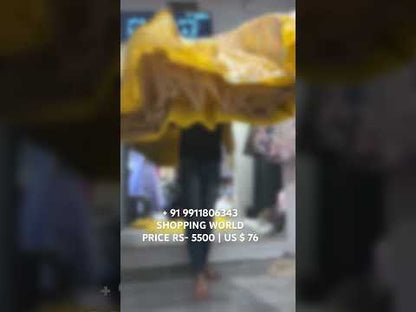 lehenga الملكي الصفراء