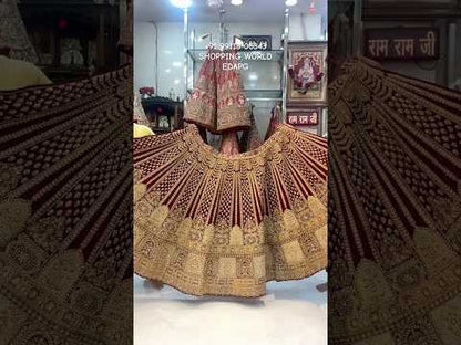 Amazing maroon bridal Lehenga