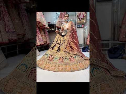 Awesome maroon bridal Lehenga