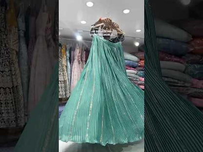 Pretty sea green lehenga