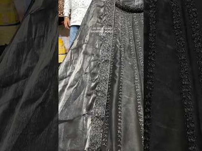 Eye catching black lehenga