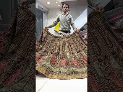 Astonishing maroon bridal Lehenga