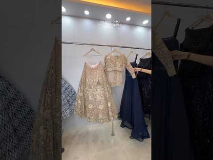 Beautiful Floral Crop top Lehenga