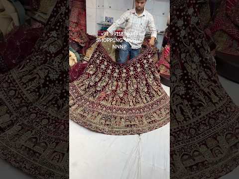 Maroon designer Bridal Lehenga