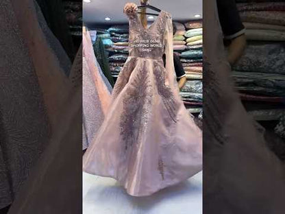 Something different peach gown