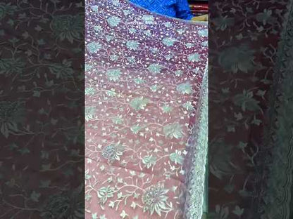 Fantastic pink saree