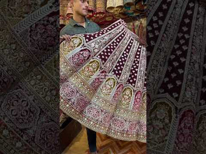 Fabulous Maroon Lehenga