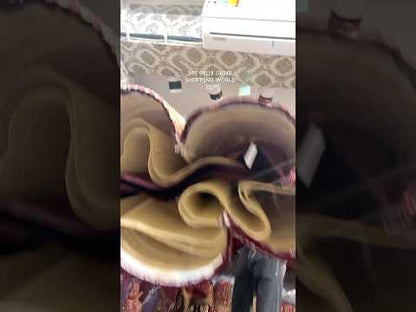 Heavy maroon ball bridal lehenga