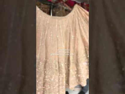Extraordinary  peach Lehenga