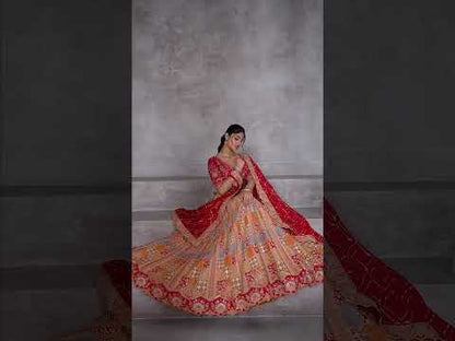 Pretty mustard girlish lehenga 128