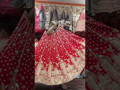 सुंदर लाल दुल्हन लहंगा