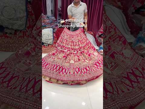 Rani pink peacock Bridal Lehenga