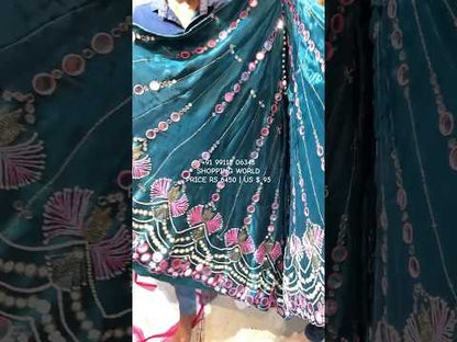 Designer blue PDP Lehenga 😍