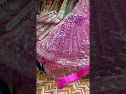 Impresionante lehenga rosa
