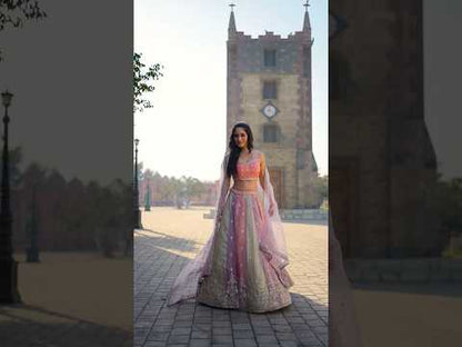 Beautiful multicolour lehenga