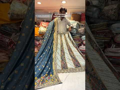 Khoobsurat sky blue Lehenga