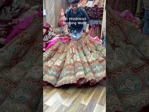 Maroon Ball Bridal Lehenga