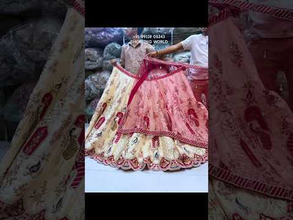 Amazing golden maroon Lehenga