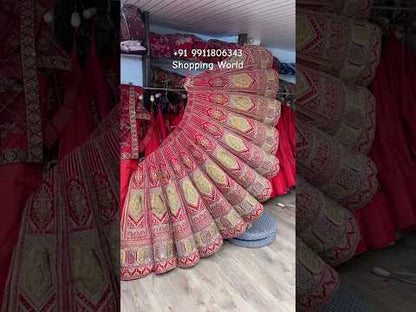 Rani Pink Ball Bridal Lehenga