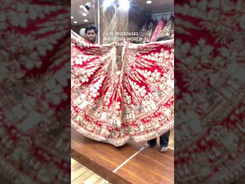 Rani Pink Peacock Designer Bridal Lehenga