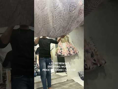 Fabulous white Grey lehenga